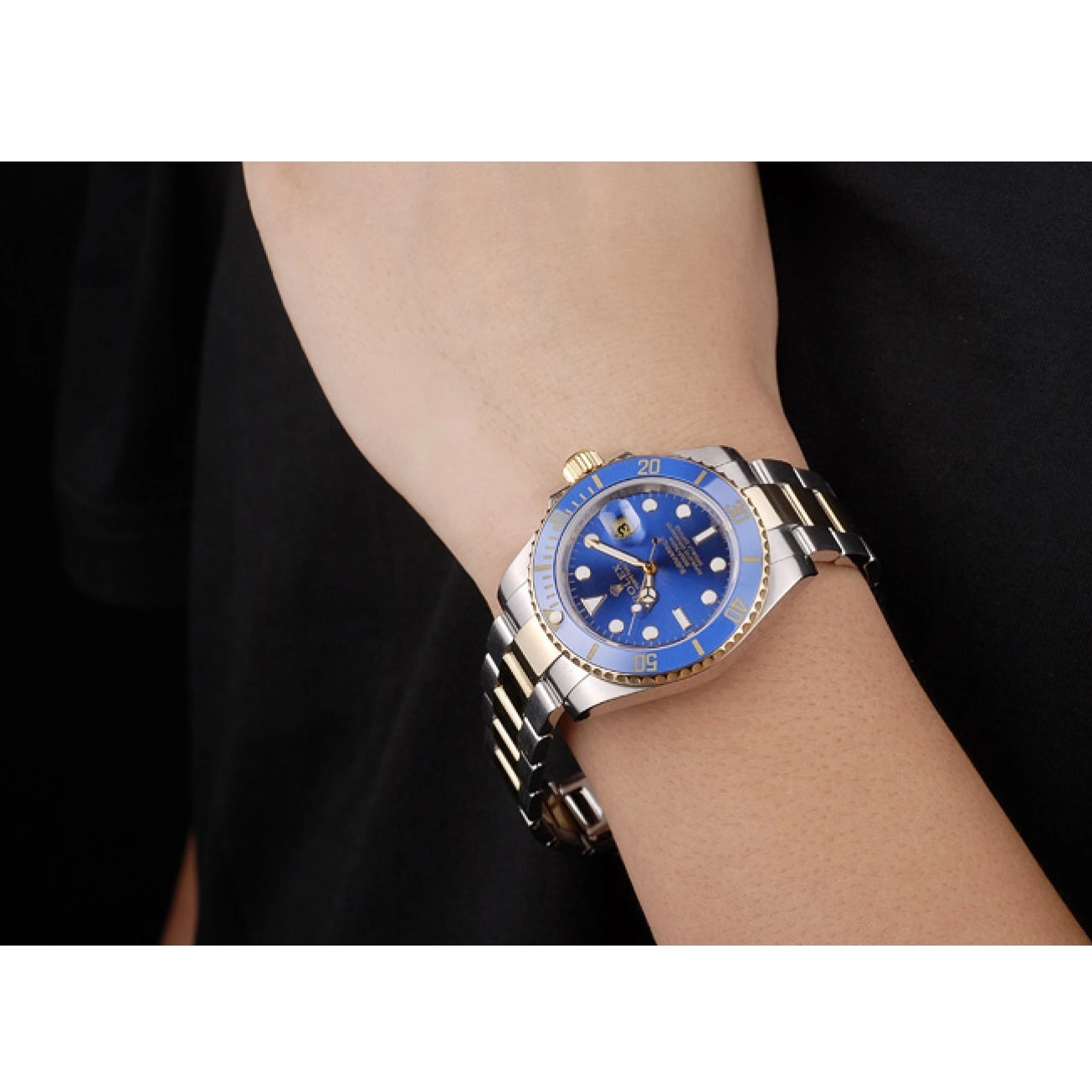 Aaa replica watch Blue Rolex Blue Submariner Dial 98230 Bezel 0714